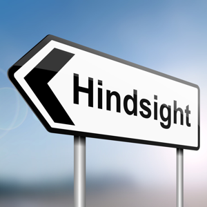hindsight road sign